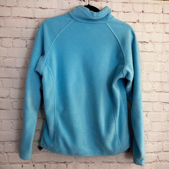 Columbia Womens Fleece Jacket Size S Full Zip Blue - Picture 3 of 3